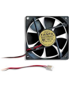 Вентилятор FANPS 80 мм 2600rpm 27 дБ 2 pin 1шт Gembird