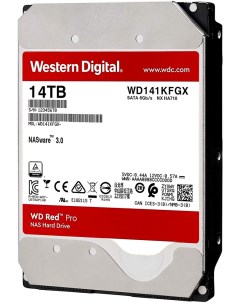 Жесткий диск HDD 14Tb Red Pro 3 5 7200rpm SATA3 WD141KFGX Western digital