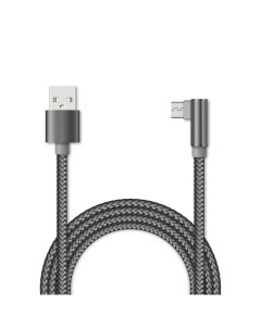 Кабель USB microUSB 2 0 1m серый QC3 0 2A JA DC25 1m Grey Jet.a