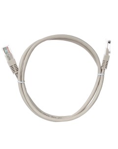 Патч корд UTP кат 5e 1 м RJ45 RJ45 серый ANP511_1M Aopen/qust