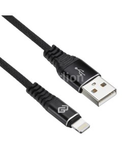 Кабель USB Lightning 8 pin 3m черный 1080255 Digma