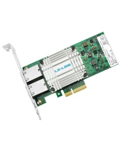 Сетевая карта LREC9812BT 2xRJ 45 10 Гб с PCI Ex4 Retail LREC9812BT Lr-link