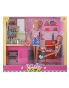 Кукла Обед на кухне 29 см 23 см 8442 Defa lucy