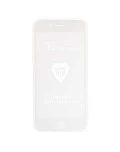 Защитное стекло для экрана смартфона Apple iPhone 7 8 FullScreen поверхность глянцевая белая рамка 2 Brera