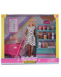 Кукла Покупка продуктов 29 см 10 см 8364 Defa lucy