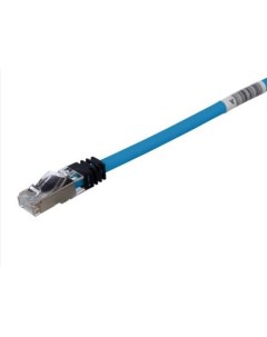 Патч корд SSTP кат 6a 6м RJ45 RJ45 синий LSZH экранированный STP6X6MBU Panduit