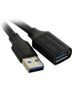 Кабель удлинитель USB 3 0 Af USB 3 0 Am 50см черный TUS708 0 5M Telecom