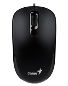 Мышь проводная DX 110 Black USB 1000dpi оптическая светодиодная USB черный Genius