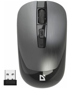 Мышь беспроводная Wave MM 995 1600dpi оптическая светодиодная USB серый 52993 Defender