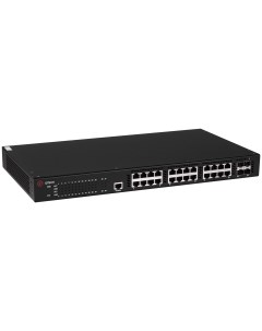 Коммутатор QSW 3310 28TX POE AC управляемый кол во портов 24x1 Гбит с кол во SFP uplink SFP 4x10 Гби Qtech