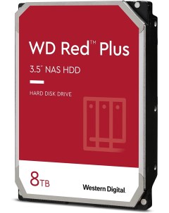 Жесткий диск HDD 8Tb Red Plus 3 5 5640 об мин 128Mb SATA3 WD80EFZZ Western digital