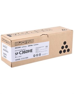 Картридж лазерный SPC360HE 408184 черный 7000 страниц оригинальный для SPC360 361 Ricoh