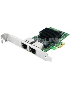 Сетевая карта LREC9222HT 2xRJ 45 1 Гб с PCI Ex1 Retail LREC9222HT Lr-link