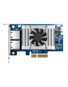 Сетевая карта QXG 10G2T 2xRJ 45 10 Гб с PCI Ex4 Retail QXG 10G2T X710 Qnap