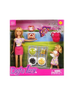 Кукла 8282 На пикнике с аксесс Defa lucy