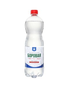 Вода питьевая природная газированная 1 л Боровая