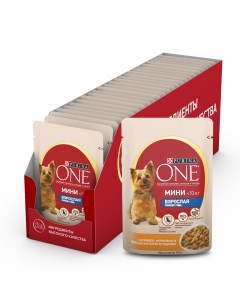 Влажный корм для собак говядина картофель горох 26шт по 85г Purina one