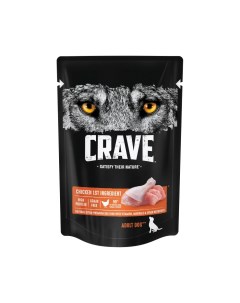 Влажный корм для собак курица 85г Crave