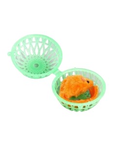 Игрушка для кошек мышь в шаре зелено оранжевая 7х5 см Пижон