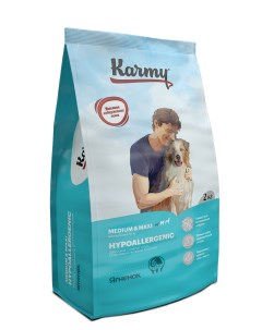 Сухой корм для собак Hypoallergenic Medium Maxi гипоаллергенный ягненок 2кг Karmy