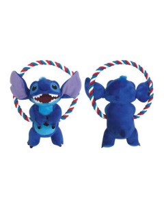 Мягкая игрушка для собак Stitch с круглым канатом синяя 20 см Триол