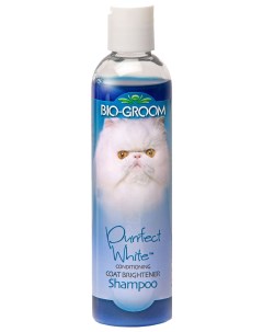 Шампунь для кошек Purrfect White для повышения яркости окраса 355 мл Bio groom