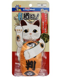 Игрушка для кошек Premium Pet Japan кошачья мята в виде амулета коричневый 10 х 20 см Japan premium pet