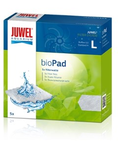 Губка для внутреннего фильтра Bio Pad L для Standart синтепон 5 шт 40 г Juwel