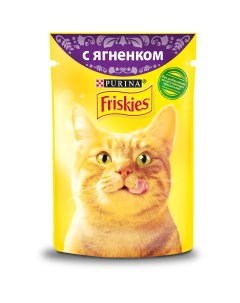 Влажный корм для кошек с ягненком в подливе 85г Friskies