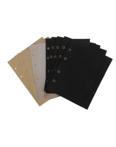 Комплект листов для вертикального альбома под значки 200 х 250 мм 5 ткань 5 картон 5 Сомс