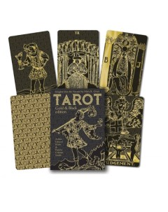 Карты Таро TAROT GOLD AND BLACK EDITION Lo scarabeo