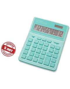 Калькулятор настольный 12 разрядный Business Line SDC 444XRGNE двойное питание Citizen