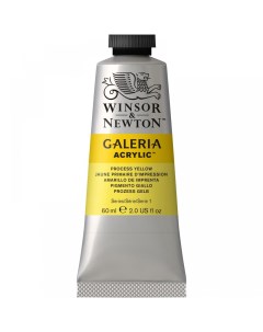 Акриловая краска Galeria обработанный желтый 60 мл Winsor & newton