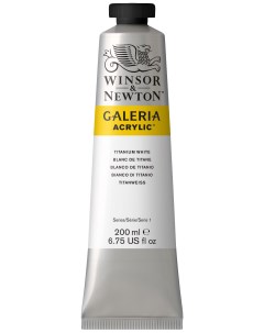 Краска акриловая Galeria 200 мл белила титановые Winsor & newton