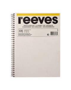 Блокнот Sketchbook 80 листов А4 120 г м кв спираль Reeves