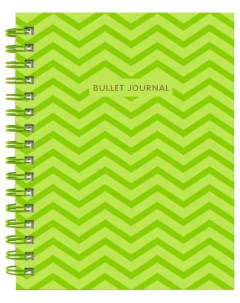 Творческий блокнот Bullet Journal Зеленый Бомбора