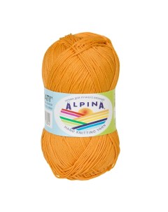 Пряжа Sati 338 желто оранжевый Alpina