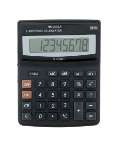 Калькулятор настольный 8 разрядный MS 270LA двойное питание Sima-land