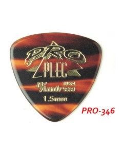 Медиаторы D Andrea PRO346 PRO PLEC 12 штук 1 5мм жесткие треугольник D'andrea