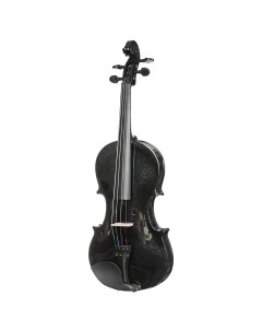 Чёрная скрипка Vl 20 bk 1 4 кейс смычок и канифоль в комплекте Antonio lavazza