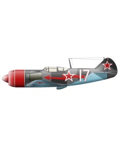 Сборная модель 72021 истребитель Советский Ла 7 Ark models