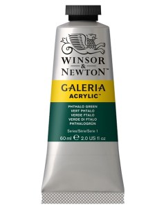 Краска акриловая Galeria 60 мл зеленый фц Winsor & newton