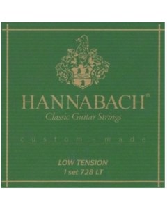 Струны для классической гитары 728LTC CARBON Custom Made Hannabach
