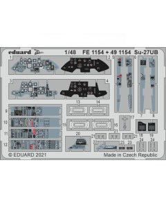 FE1154 1 48 Фототравление для Суххой 27УБ Эдуард