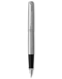 Перьевая ручка Jotter Stainless Steel CT 10мм подар уп Parker