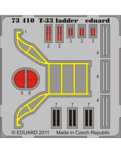 Фототравление 73410 T 33 ladder 1 72 Эдуард