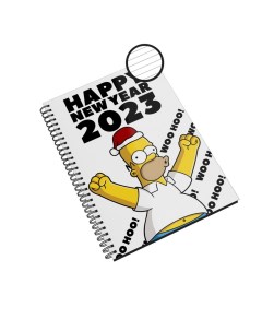 Блокнот The Simpsons Симпсоны 2023 NP NY1 A4 3 A4 48л в линейку Каждому своё