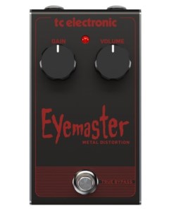 Педаль эффектов для электрогитары EYEMASTER METAL DISTORTION Tc electronic