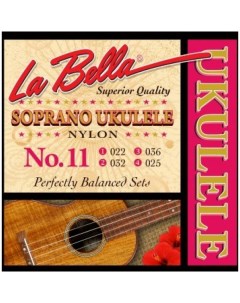 Струны для укулеле Ukulele 11 La bella