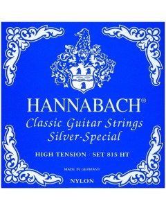 Струны для классической гитары 815HT Blue SILVER SPECIAL Hannabach